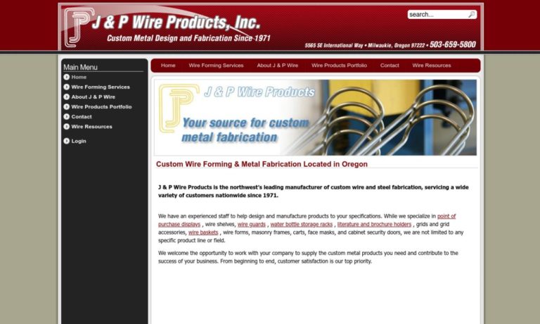 J & P Wire Products, Inc.