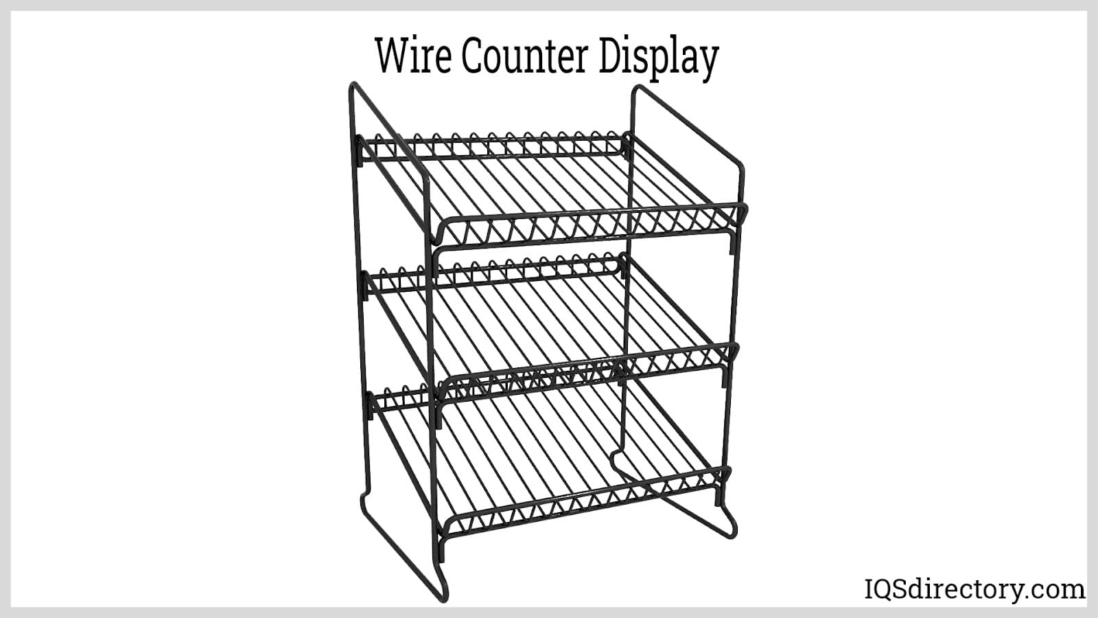 wire counter display